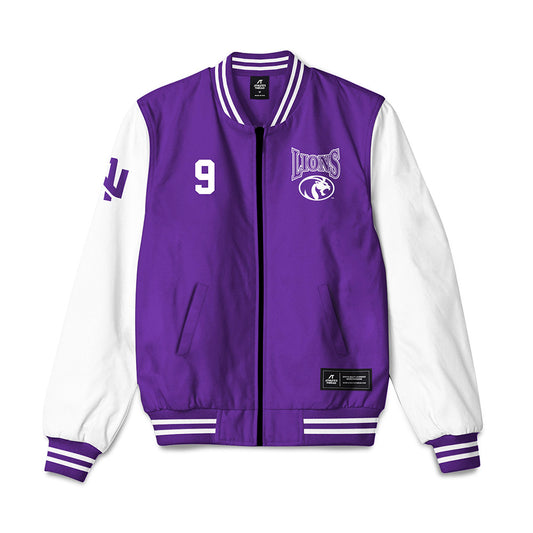 North Alabama - NCAA Football : Logan Collier - Bomber Jacket