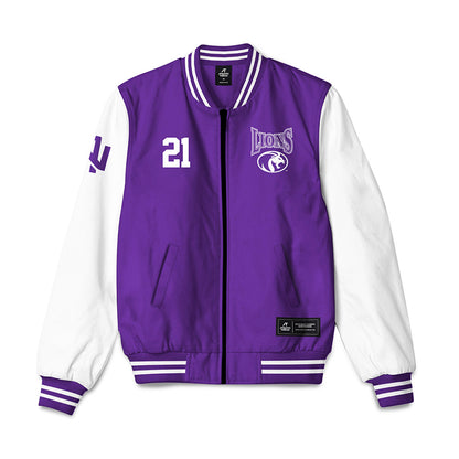 North Alabama - NCAA Baseball : Justus Agosto - Bomber Jacket