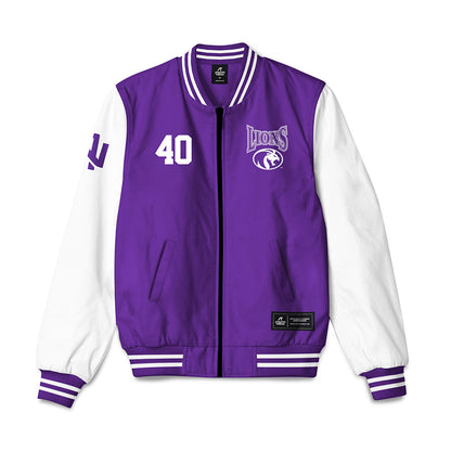 North Alabama - NCAA Baseball : Petey Craska - Bomber Jacket-0