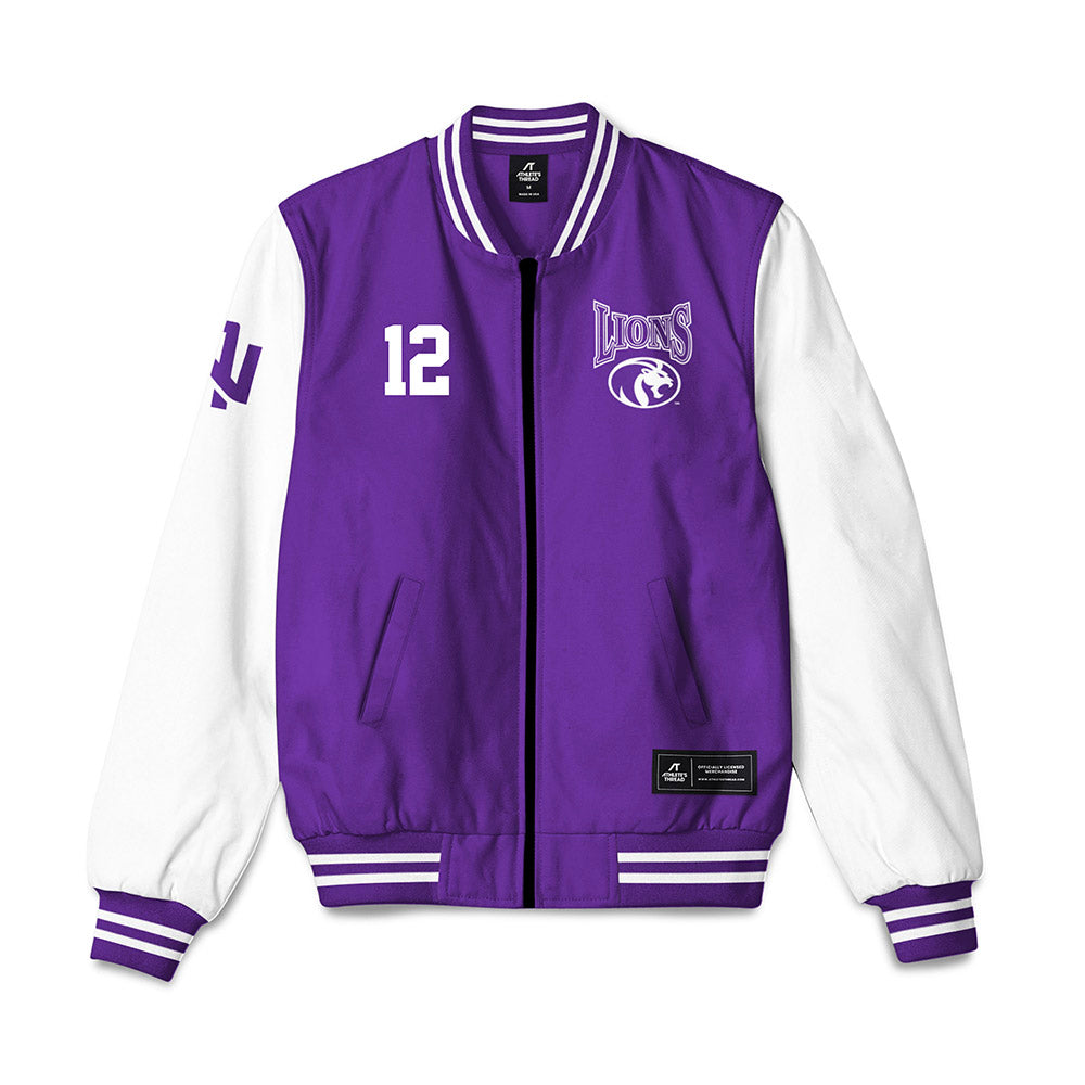 North Alabama - NCAA Football : Michael Jordan - Bomber Jacket-0