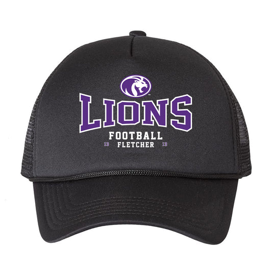 North Alabama - NCAA Football : Azariah Fletcher - Trucker Hat-0