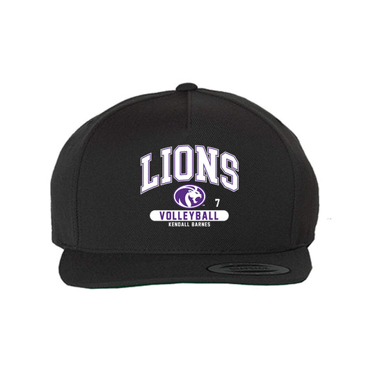 North Alabama - NCAA Women's Volleyball : Kendall Barnes - Snapback Hat-0