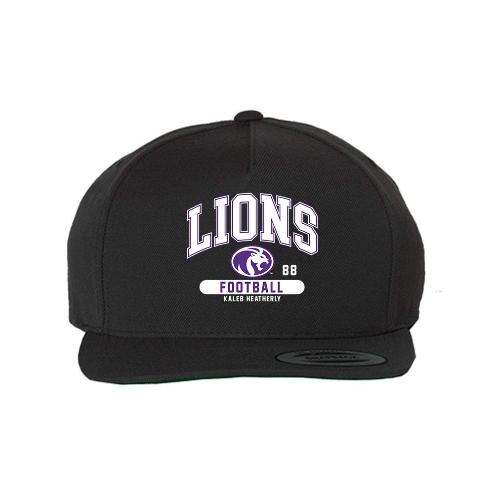 North Alabama - NCAA Football : Kaleb Heatherly - Snapback Hat-0