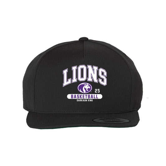 North Alabama - NCAA Men's Basketball : Darkaun King - Snapback Hat-0