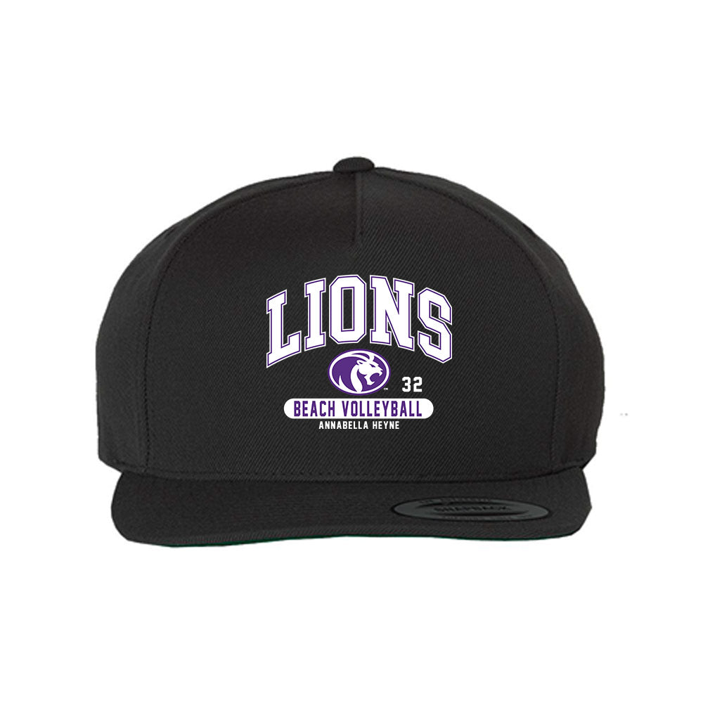 North Alabama - NCAA Beach Volleyball : Annabella Heyne - Snapback Hat-0