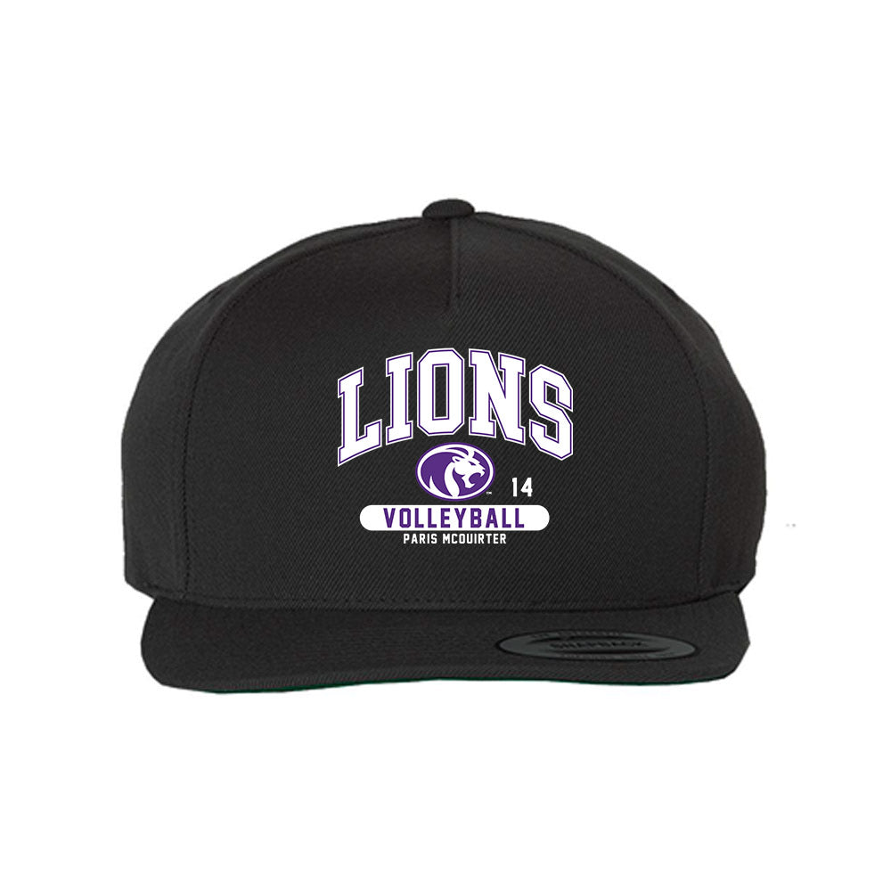 North Alabama - NCAA Women's Volleyball : Paris McQuirter - Snapback Hat-0