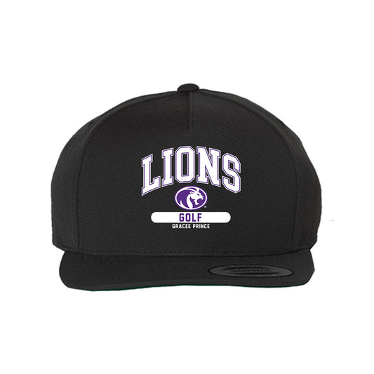 North Alabama - NCAA Women's Golf : Gracee Prince - Snapback Hat-0