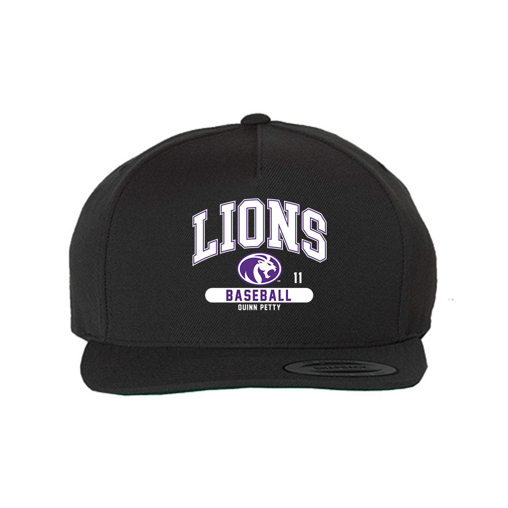 North Alabama - NCAA Baseball : Quinn Petty - Snapback Hat