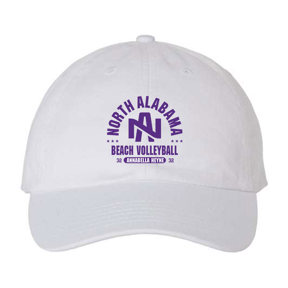 North Alabama - NCAA Beach Volleyball : Annabella Heyne - Dad Hat-0