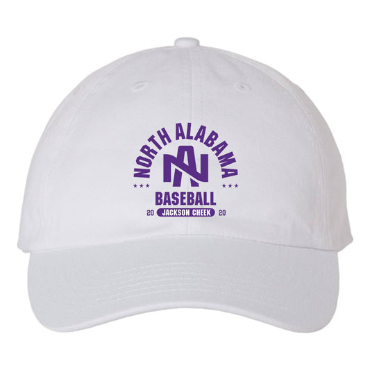 North Alabama - NCAA Baseball : Jackson Cheek - Dad Hat