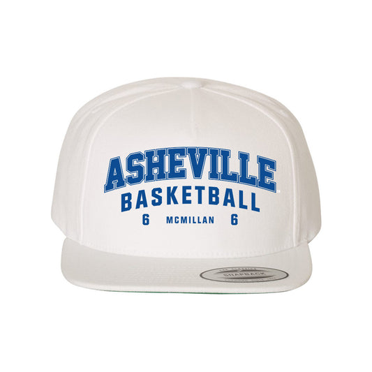 UNC Asheville - NCAA Women's Basketball : Kristen McMillan - Snapback Hat-0