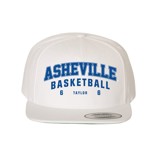 UNC Asheville - NCAA Men's Basketball : Kam Taylor - Snapback Hat-0