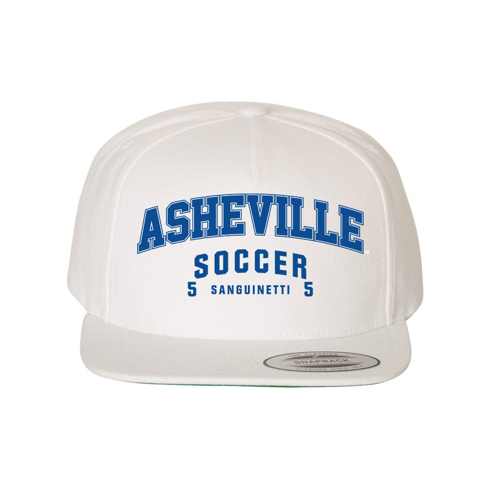 UNC Asheville - NCAA Men's Soccer : Roger Sanguinetti - Snapback Hat