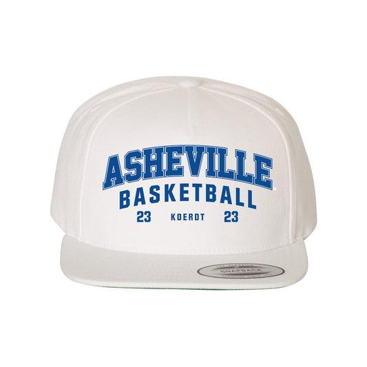 UNC Asheville - NCAA Women's Basketball : Jaidyn Koerdt - Snapback Hat-0