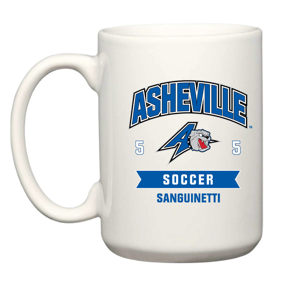 UNC Asheville - NCAA Men's Soccer : Roger Sanguinetti - Coffee Mug