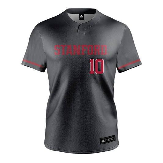 Stanford - NCAA Softball : Jade Berry - Grey Jersey-0