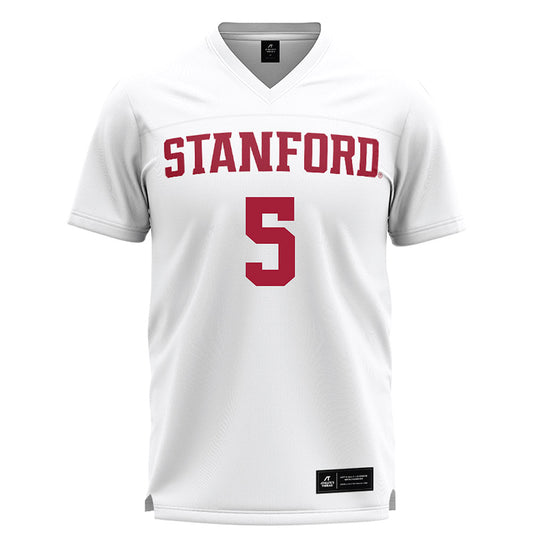 Stanford - NCAA Women's Lacrosse : Olivia Rose - White Lacrosse Jersey -0