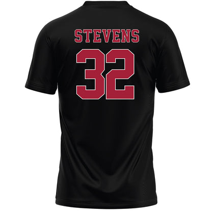 Stanford - NCAA Women's Lacrosse : Amanda Stevens - Black Lacrosse Jersey -1