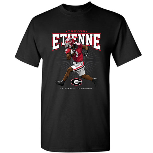 Georgia - NCAA Football : Trevor Etienne - Individual Caricature T-Shirt