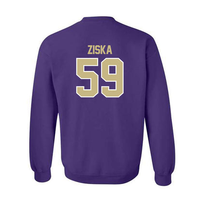 Albion - NCAA Football : Eli Ziska - Classic Shersey Crewneck Sweatshirt-1