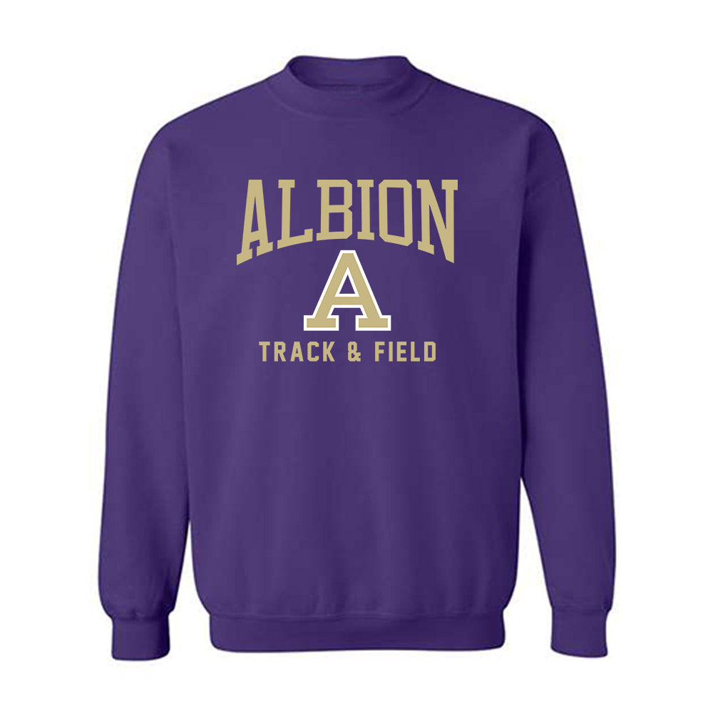 Albion - NCAA Men's Track & Field : Sam VanderWerf - Classic Shersey Crewneck Sweatshirt-0
