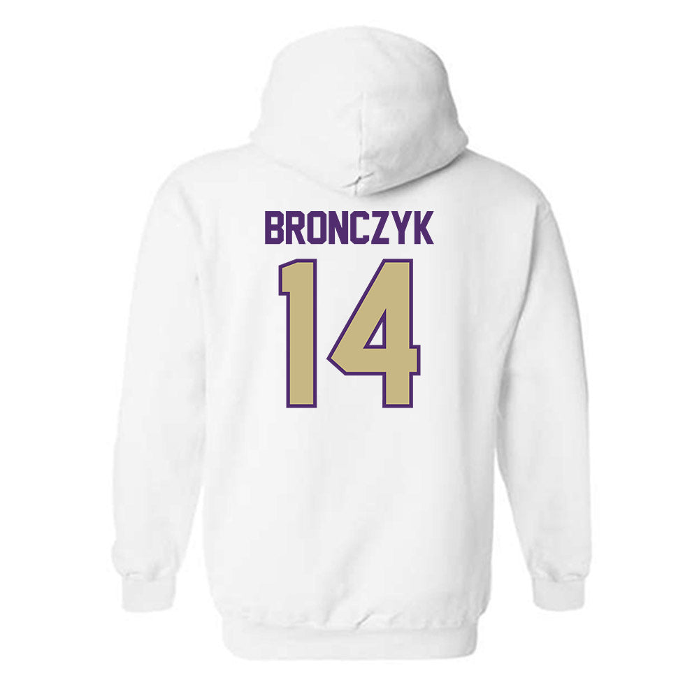 Albion - NCAA Baseball : Tyler Bronczyk - Classic Shersey Hooded Sweatshirt-1