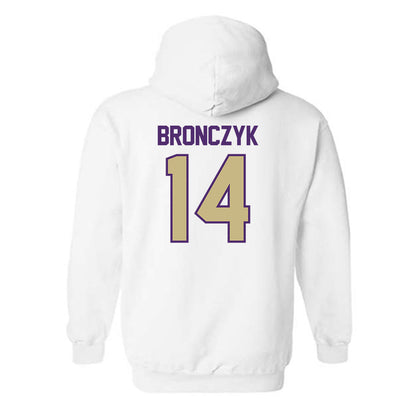 Albion - NCAA Baseball : Tyler Bronczyk - Classic Shersey Hooded Sweatshirt-1