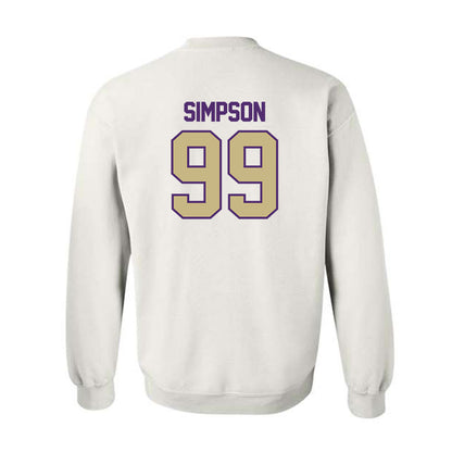 Albion - NCAA Football : Tayshaun Simpson - Classic Shersey Crewneck Sweatshirt-1