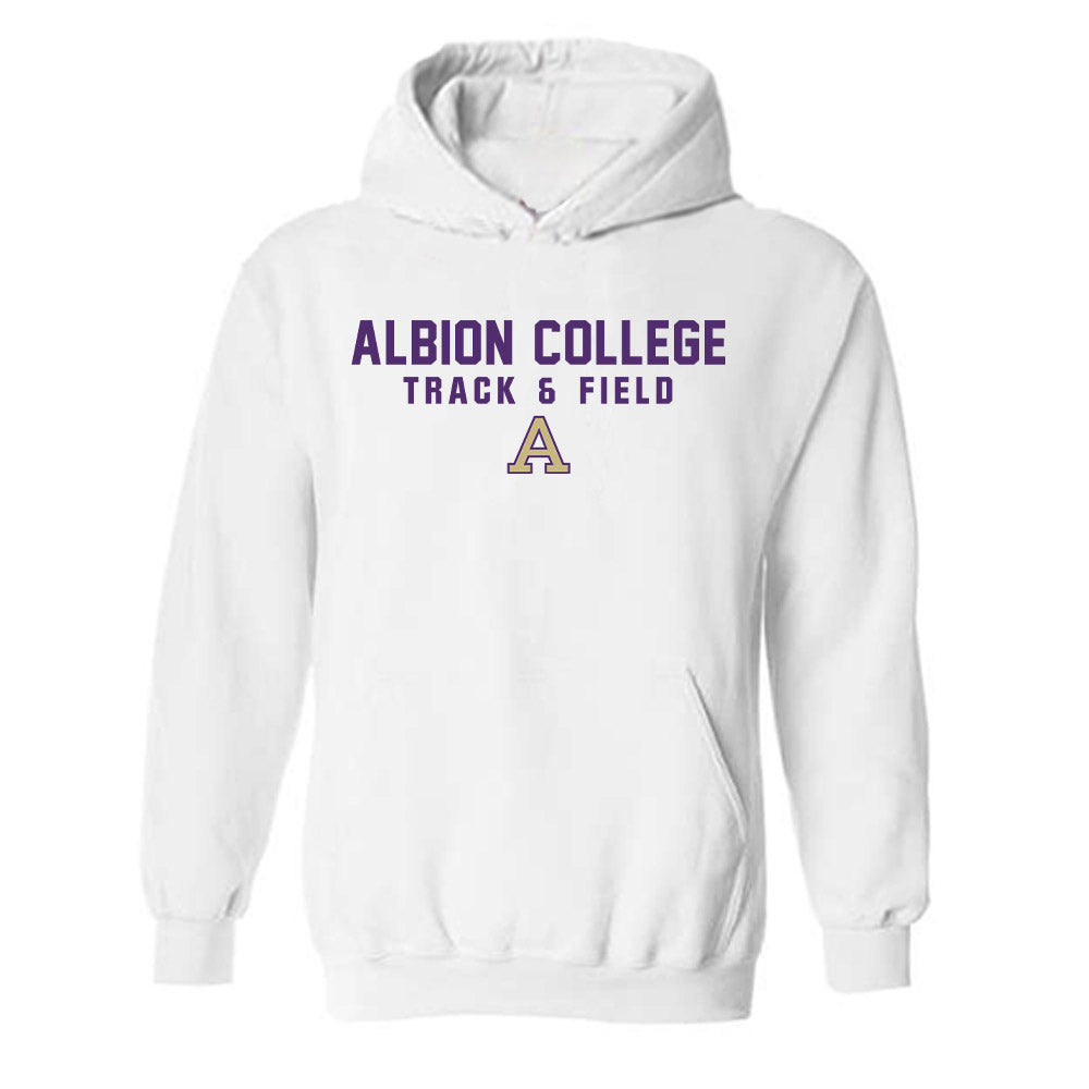 Albion - NCAA Men's Track & Field : Sam VanderWerf - Classic Shersey Hooded Sweatshirt-0