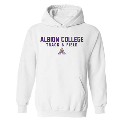 Albion - NCAA Men's Track & Field : Sam VanderWerf - Classic Shersey Hooded Sweatshirt-0
