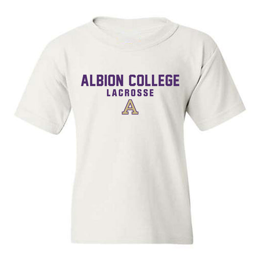 Albion - NCAA Men's Lacrosse : Matthew Compton - Classic Shersey Youth T-Shirt-0