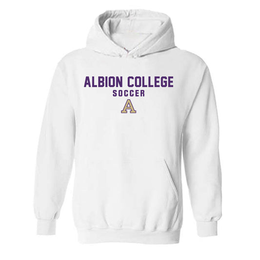 Albion - NCAA Women's Soccer : Maggie Warden - Classic Shersey Hooded Sweatshirt-0