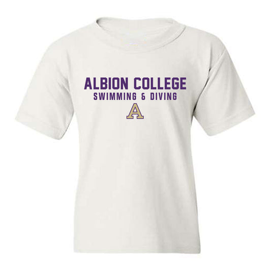 Albion - NCAA Men's Swimming & Diving : Cameron Thompson - Classic Shersey Youth T-Shirt-0