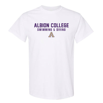 Albion - NCAA Men's Swimming & Diving : Cameron Thompson - Classic Shersey T-Shirt-0