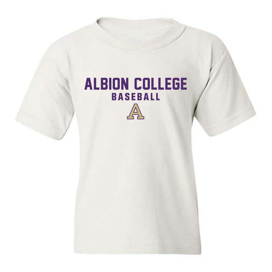Albion - NCAA Baseball : Tyler Bronczyk - Classic Shersey Youth T-Shirt-0