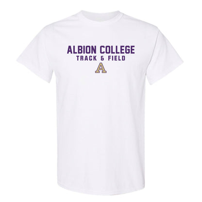 Albion - NCAA Men's Track & Field : Sam VanderWerf - Classic Shersey T-Shirt-0