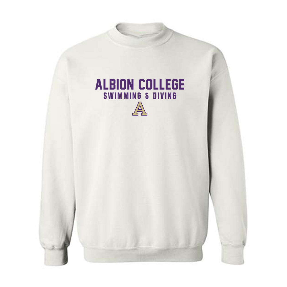 Albion - NCAA Men's Swimming & Diving : Will Pentland - Classic Shersey Crewneck Sweatshirt-0