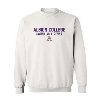 Albion - NCAA Men's Swimming & Diving : Will Pentland - Classic Shersey Crewneck Sweatshirt-0