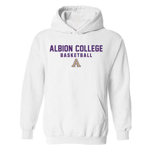 Albion - NCAA Men's Basketball : Dwayne Ray - Classic Shersey Hooded Sweatshirt-0