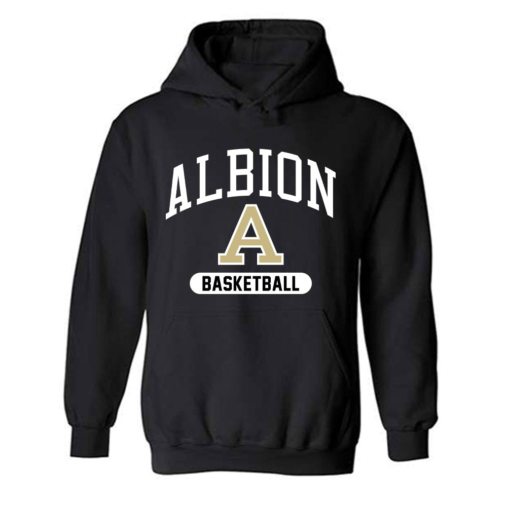 Albion - NCAA Men's Basketball : Dwayne Ray - Classic Shersey Hooded Sweatshirt-0
