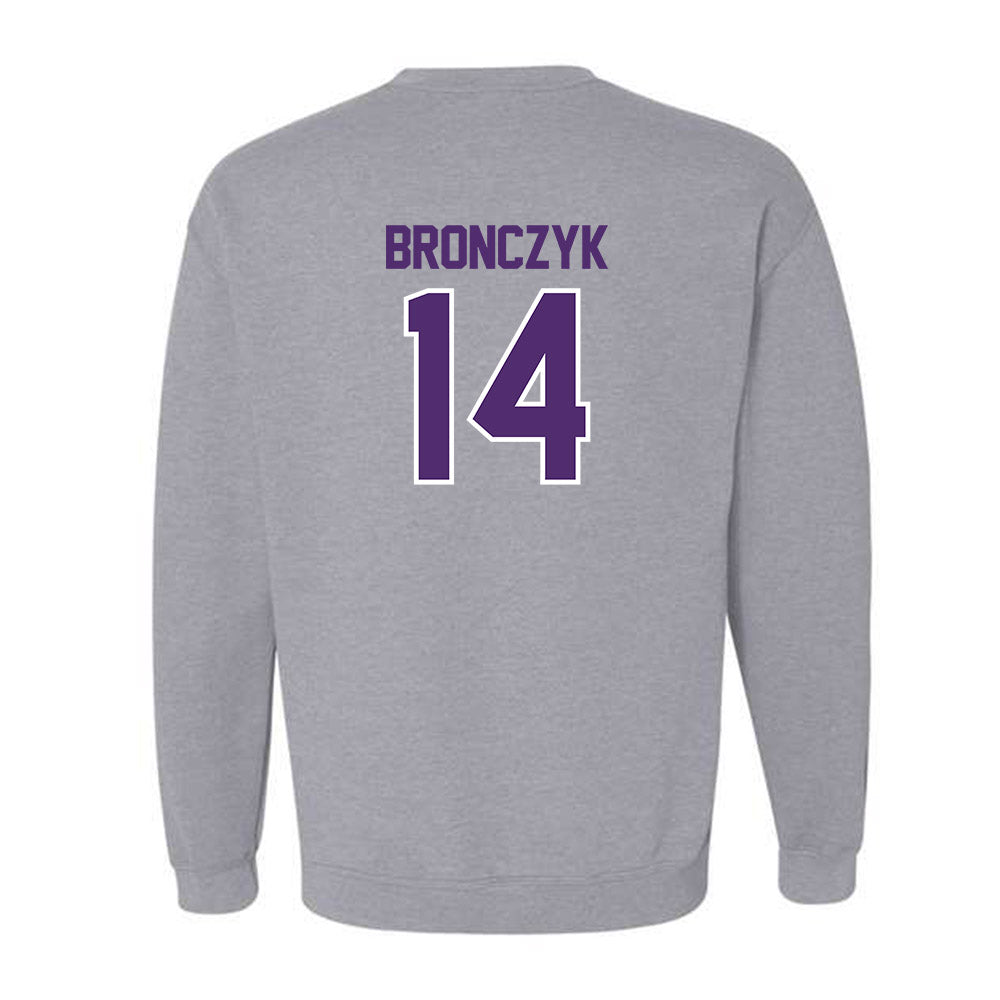 Albion - NCAA Baseball : Tyler Bronczyk - Classic Shersey Crewneck Sweatshirt-1