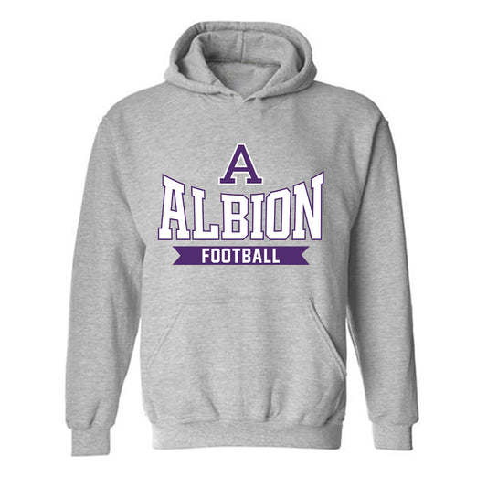 Albion - NCAA Football : Braden Fracassi - Classic Shersey Hooded Sweatshirt-0