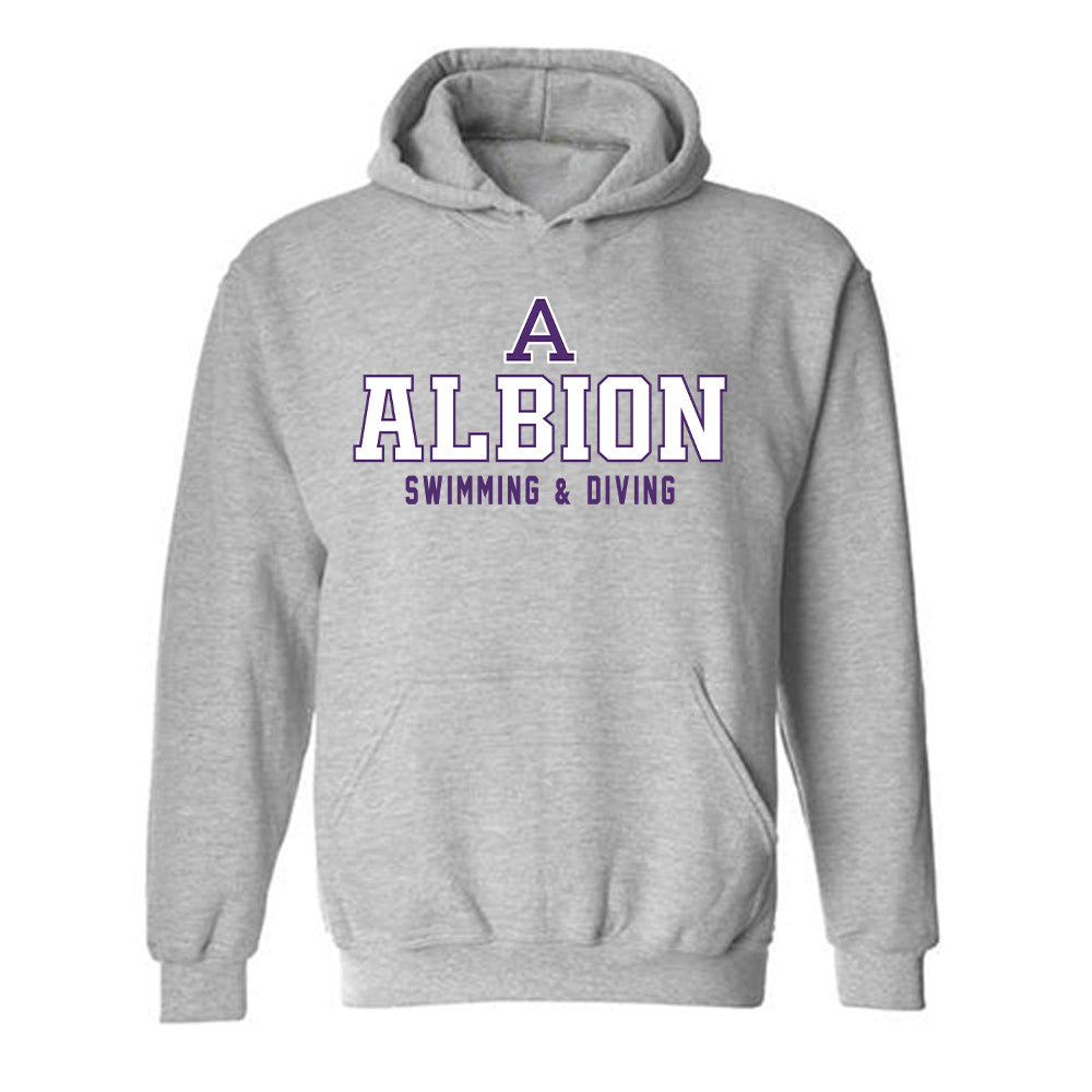 Albion - NCAA Women's Swimming & Diving : Kaitlyn Kreb - Classic Shersey Hooded Sweatshirt-0