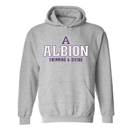 Albion - NCAA Women's Swimming & Diving : Kaitlyn Kreb - Classic Shersey Hooded Sweatshirt-0