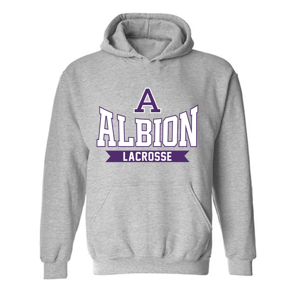 Albion - NCAA Men's Lacrosse : Matthew Compton - Classic Shersey Hooded Sweatshirt-0