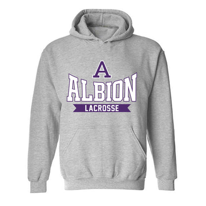 Albion - NCAA Men's Lacrosse : Matthew Compton - Classic Shersey Hooded Sweatshirt-0