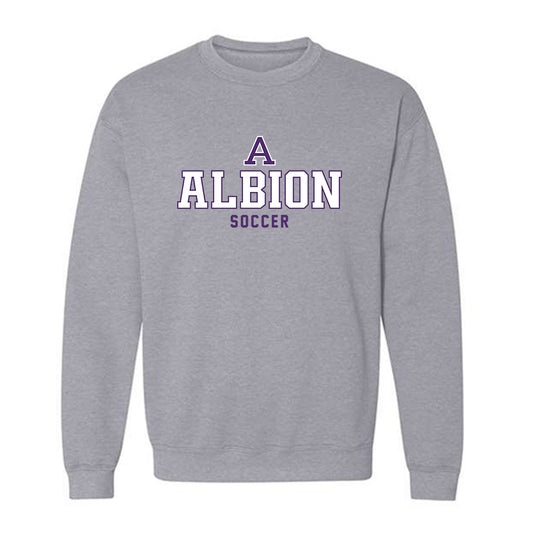 Albion - NCAA Women's Soccer : Maggie Warden - Classic Shersey Crewneck Sweatshirt-0