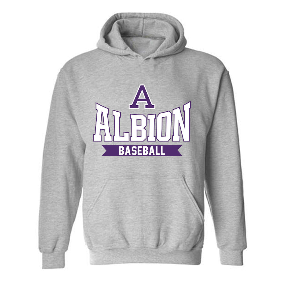 Albion - NCAA Baseball : Tyler Bronczyk - Classic Shersey Hooded Sweatshirt-0
