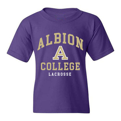 Albion - NCAA Men's Lacrosse : Matthew Compton - Classic Shersey Youth T-Shirt-0