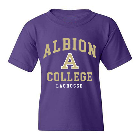 Albion - NCAA Men's Lacrosse : Matthew Compton - Classic Shersey Youth T-Shirt-0
